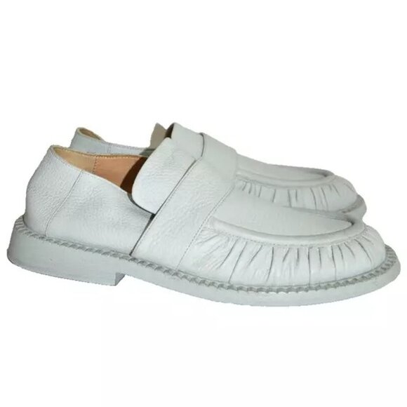 $800 MARSELL ALLUCE CONVERTIBLE LOAFER LEATHER SLIP ON LIGHT BLUE 38.5 (DB19) - Picture 2 of 7